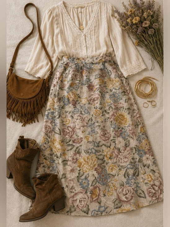 Talbots Dresses & Skirts - Vintage Talbots Linen Maxi Skirt